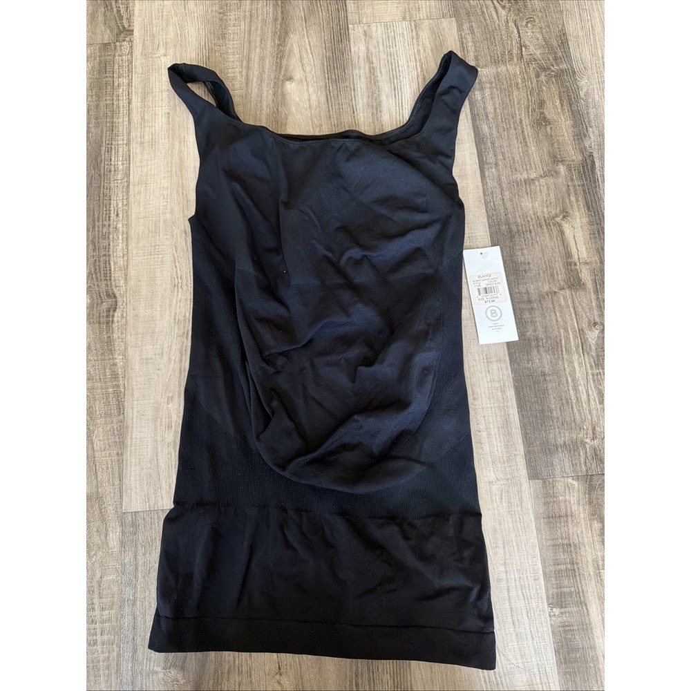 NWT Blanqi Maternity Support Tank Top Womens XL Black Belly Support Shapewear